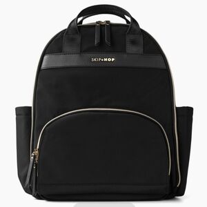 Skip Hop Envi- Luxe Black Diaper Bag Backpack